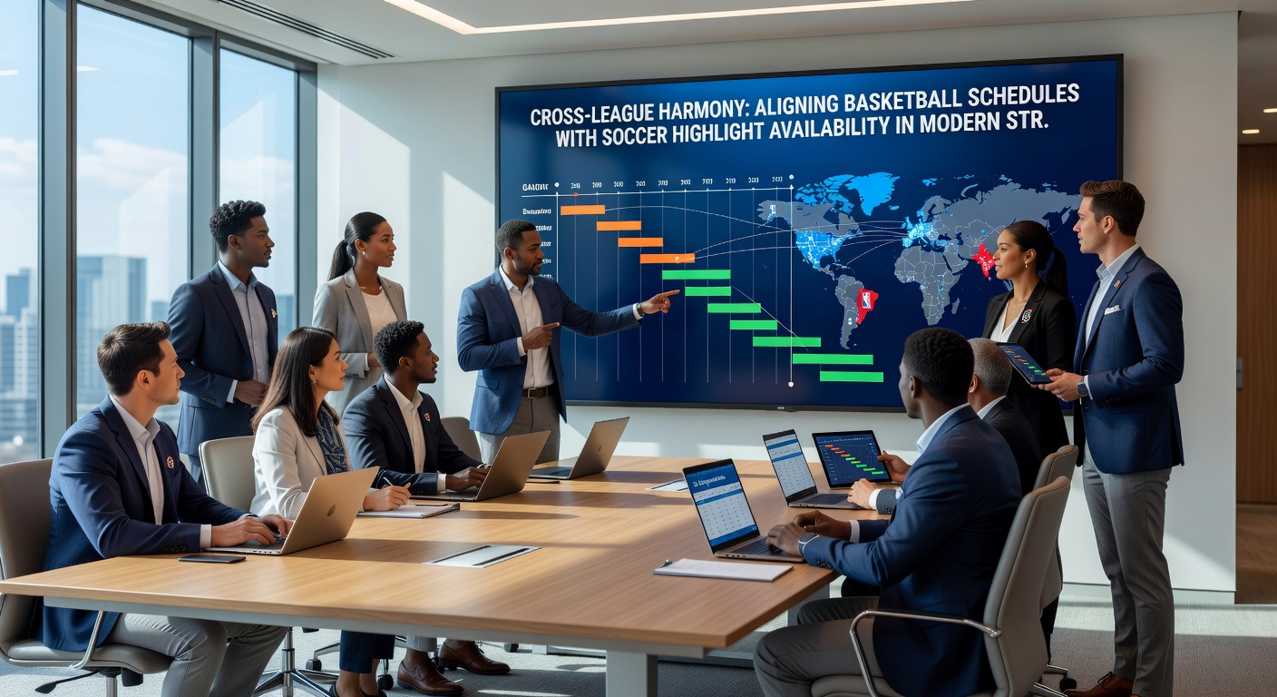 Streaming dashboard showing synchronized basketball and soccer content timelines