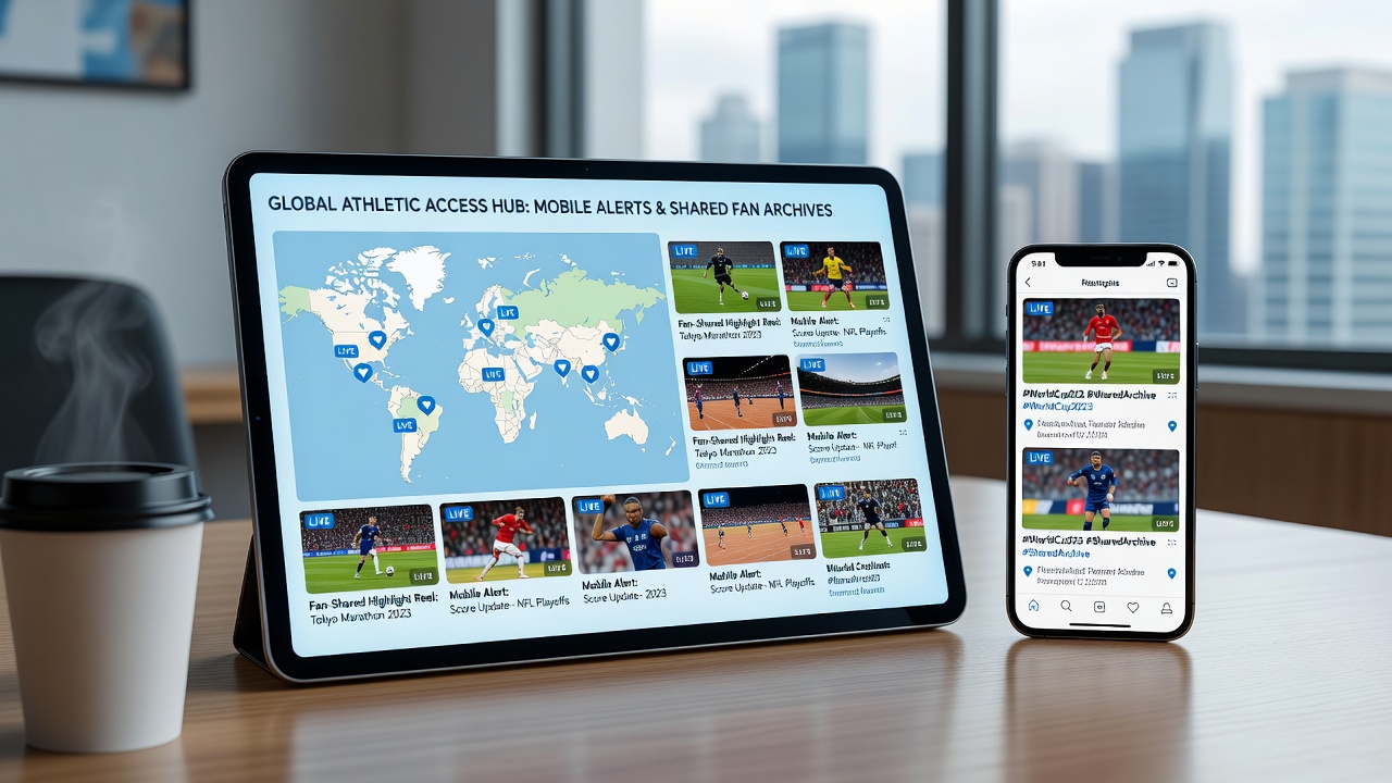 Mobile alerts and fan archives intersecting with global sports schedules