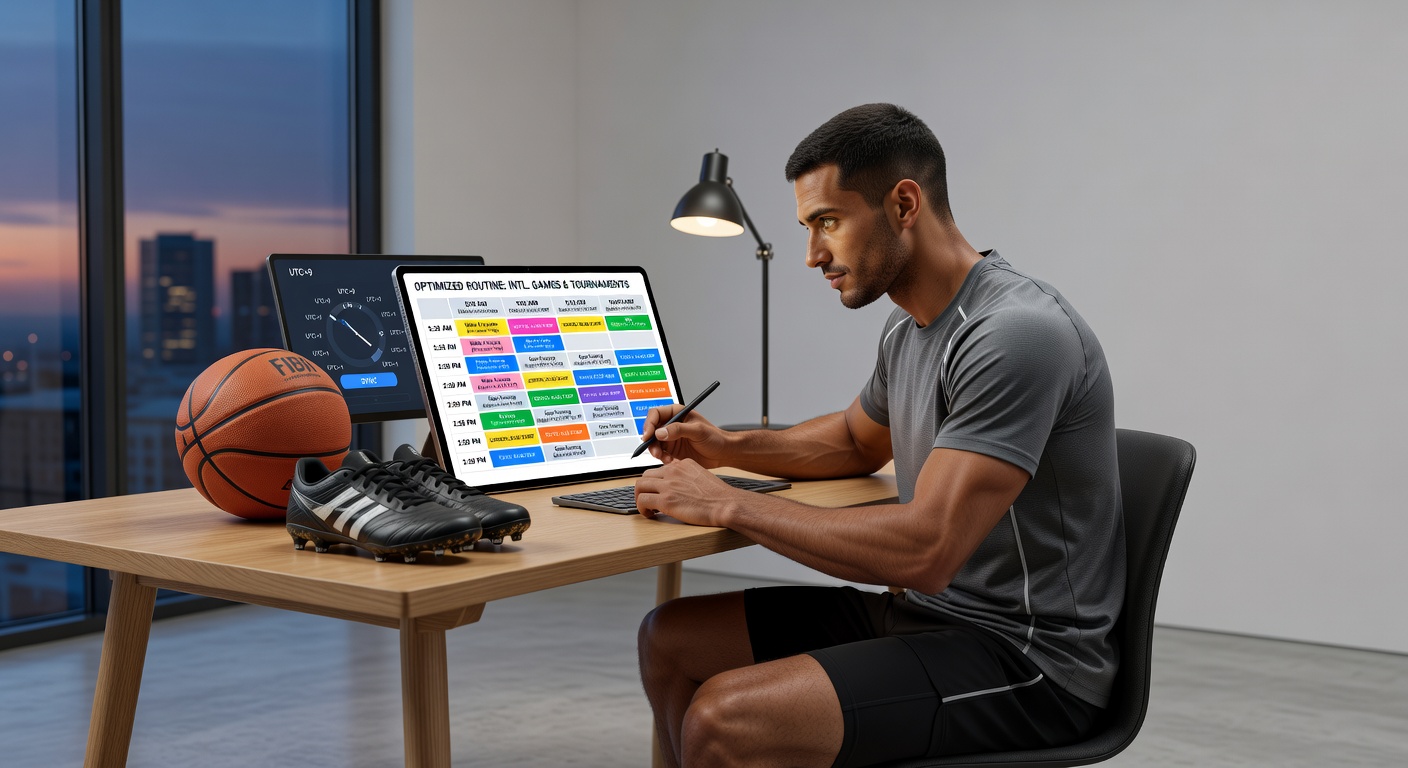 Fans adjusting daily schedules while following live international basketball and soccer broadcasts across time zones